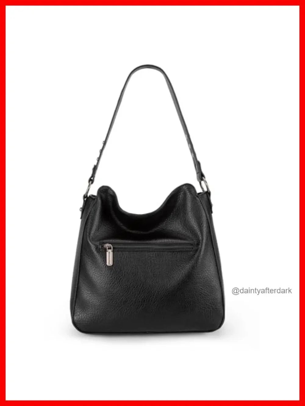 Vegan PU Faux Leather Hobo Handbag Crossbody Shoulder Purse with Adjustable